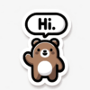 bear says hi